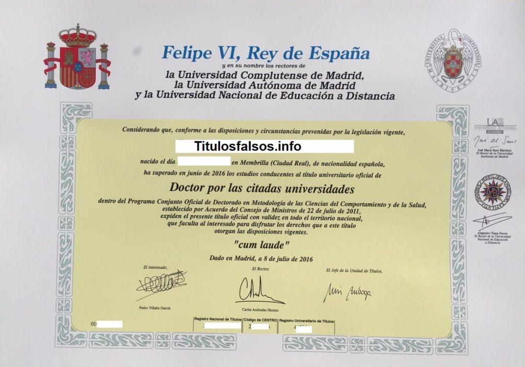 IMPRENTA DE DIPLOMAS Y TÃƒÂTULOS FALSOS