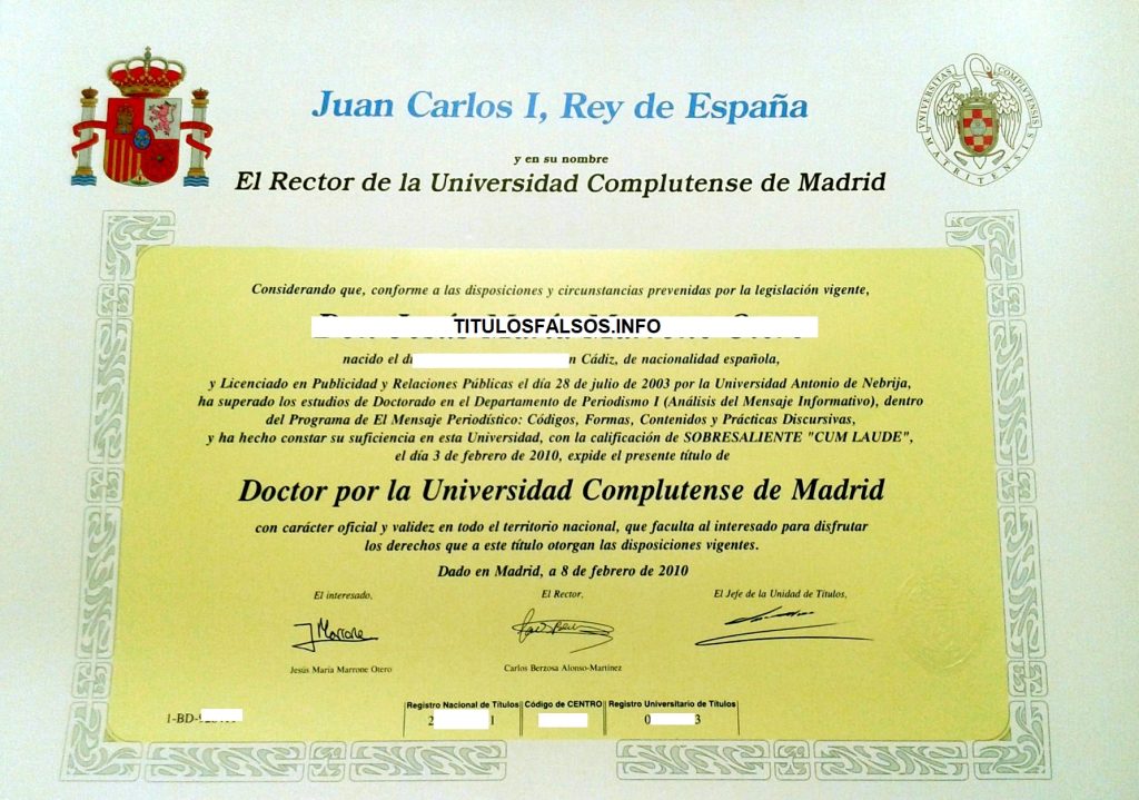TÃƒÂTULOS FALSOS DE CARRERAS UNIVERSITARIAS