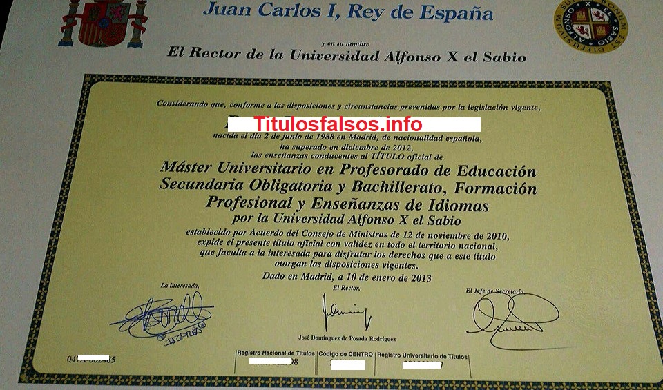 TÃƒÂ­tulos universitarios Para Comprar EspaÃƒÂ±a